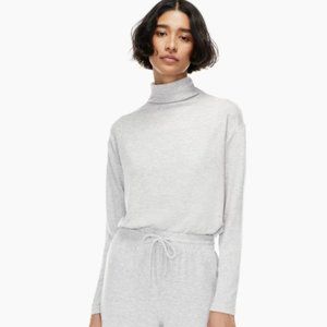 Aritzia Wilfred Free Free Lounge Oversized Mockneck Sweater Size Small.